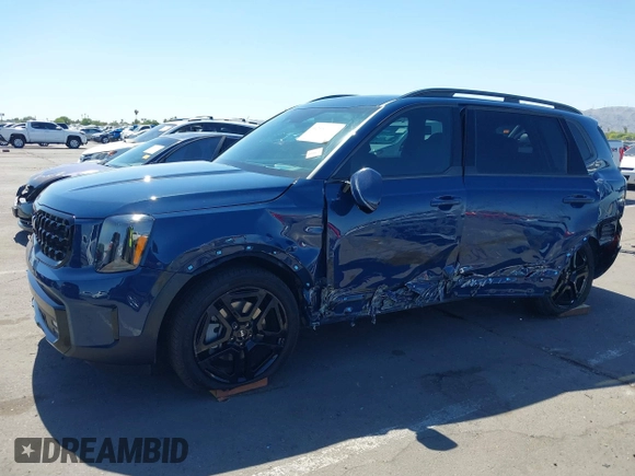 2024 Kia Telluride SX Prestige X-Pro with VIN 5XYP5DGC9RG552885, listed as a IAAI auction lot 42554187 with 10,482 mi miles and . Bid and sale history available at DreamBid. Image 2.