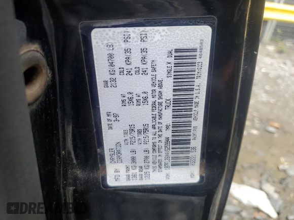 1997 Dodge Dakota with VIN 1B7FL26X4VS259944, listed as a Copart auction lot 72228544 with Not Provided miles and Salvage Title. Bid and sale history available at carsss.com. Image 13.