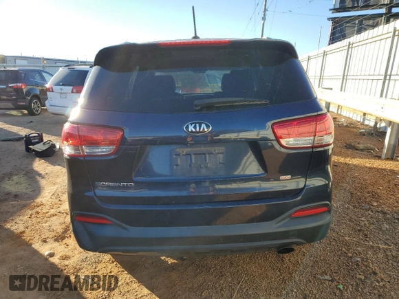 2016 Kia Sorento LX with VIN 5XYPG4A31GG104012, listed as a Copart auction lot 81828454 with 183,133 mi miles and Salvage Title. Bid and sale history available at carsss.com. Image 6.