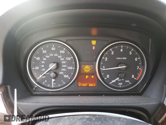2008 BMW 3 Series 328i with VIN WBAWB33528P133954, listed as a Copart auction lot 45805525 with 71,297 mi miles and Clean Title. Bid and sale history available at carsss.com. Image 9.