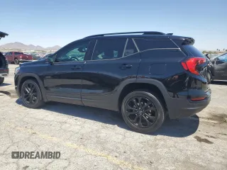 2020 GMC Terrain SLE with VIN 3GKALMEV3LL279737, listed as a Copart auction lot 58199515 with 55,947 mi miles and Salvage title. Bid and sale history available at DreamBid. Image 2.