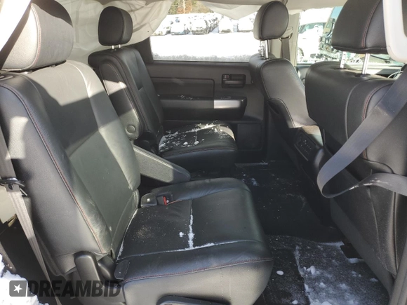 2021 Toyota Sequoia TRD Pro with VIN 5TDEY5B16MS183683, listed as a Copart auction lot 41399935 with 0 mi miles and Salvage Title. Bid and sale history available at carsss.com. Image 11.