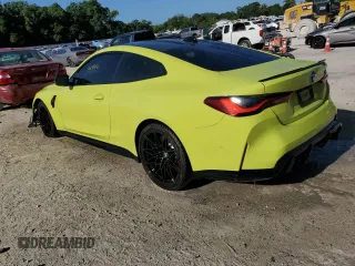 2021 BMW M4 Competition with VIN WBS33AZ05MCF87759, listed as a Copart auction lot 52135584 with 12,146 mi miles. Bid and sale history available at carsss.com. Image 2.