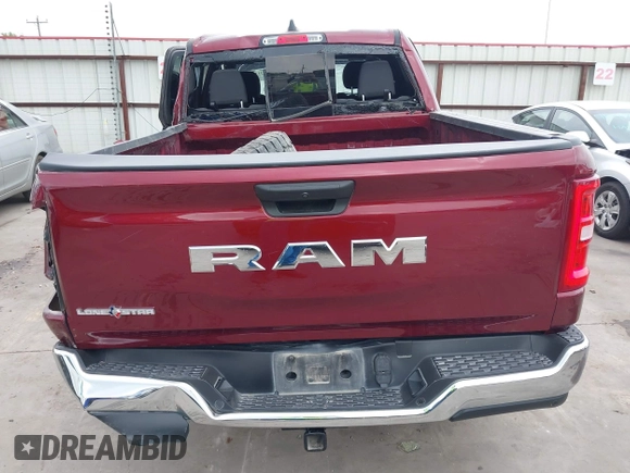 2025 Ram 1500 Big Horn with VIN 1C6RREFG5SN597979, listed as a IAAI auction lot 41931498 with 24,567 mi miles and . Bid and sale history available at DreamBid. Image 15.