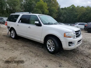 2017 Ford Expedition EL Limited with VIN 1FMJK1KT7HEA56779, listed as a Copart auction lot 74611244 with 95,351 mi miles and Salvage Title. Bid and sale history available at carsss.com. Image 4.