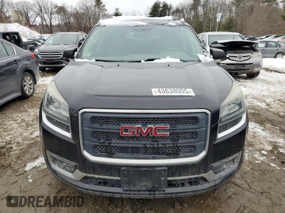 2016 GMC Acadia SLE with VIN 1GKKVNED4GJ272014, listed as a Copart auction lot 43638005 with 71,736 mi miles and Salvage title. Bid and sale history available at DreamBid. Image 5.