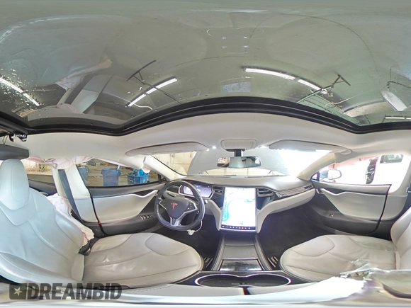 2013 Tesla Model S z VIN 5YJSA1DN0DFP26935, wystawiony jako Copart lot #45081995 z przebiegiem 120 048 mil mil oraz Szkoda całkowita • Salvage title. Historia ofert i sprzedaży dostępna na DreamBid. Obrazek 14.