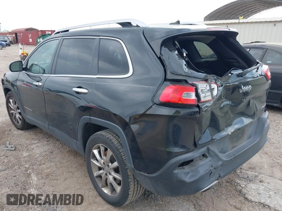 2014 Jeep Cherokee Limited with VIN 1C4PJLDS8EW104085, listed as a IAAI auction lot 42104059 with 141,951 mi miles and . Bid and sale history available at DreamBid. Image 3.