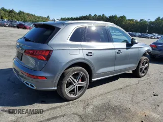 2018 Audi SQ5 Premium Plus with VIN WA1A4AFYXJ2035849, listed as a Copart auction lot 69741983 with 53,505 mi miles and . Bid and sale history available at DreamBid. Image 3.