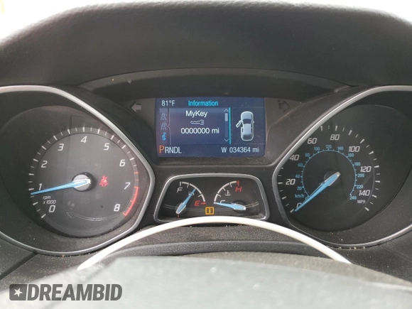 2014 Ford Focus SE with VIN 1FADP3K26EL452687, listed as a Copart auction lot 51339135 with 34,364 mi miles and Salvage Title. Bid and sale history available at carsss.com. Image 9.