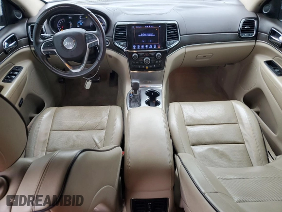 2019 Jeep Grand Cherokee Overland with VIN 1C4RJFCG8KC697077, listed as a Copart auction lot 43443485 with 85,242 mi miles and Salvage Title. Bid and sale history available at carsss.com. Image 8.