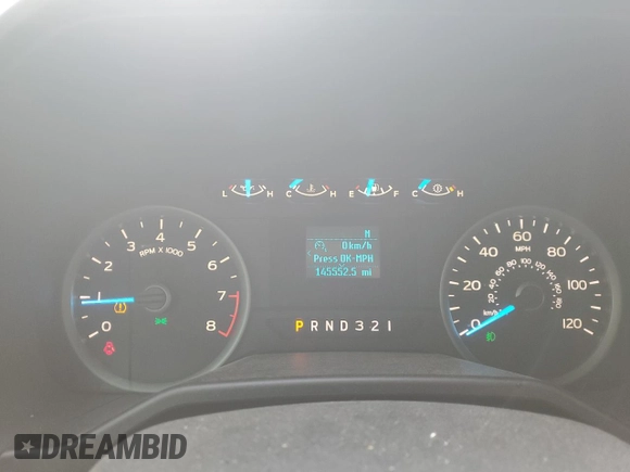 2015 Ford F-150 XLT with VIN 1FTEX1E87FKE21281, listed as a Copart auction lot 58309635 with 145,552 mi miles and Salvage title. Bid and sale history available at DreamBid. Image 9.