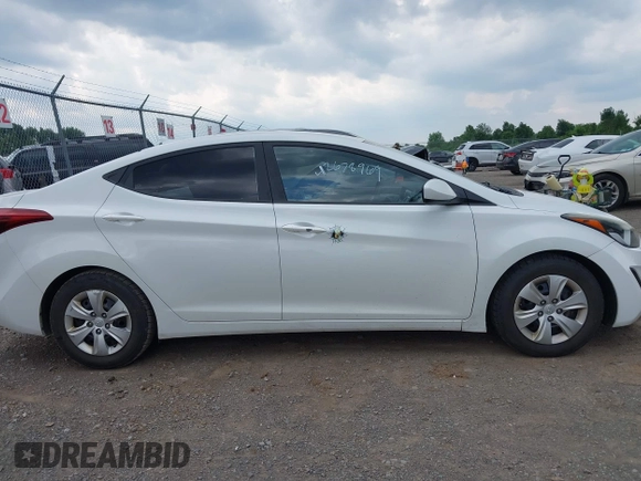 2016 Hyundai Elantra SE with VIN 5NPDH4AE4GH713816, listed as a IAAI auction lot 42678969 with 113,324 mi miles and . Bid and sale history available at DreamBid. Image 13.