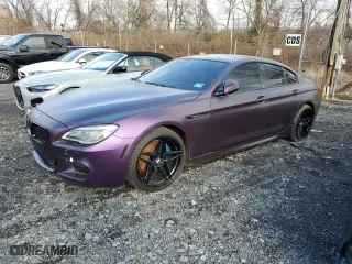 2016 BMW 6 Series 650i xDrive with VIN WBA6D6C59GG387896, listed as a Copart auction lot 82551034 with 0 mi miles and Salvage Title. Bid and sale history available at carsss.com. Image 1.