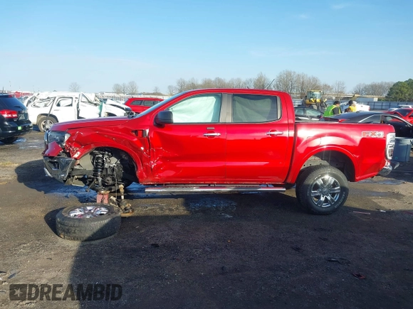 2021 Ford Ranger XL with VIN 1FTER4FHXMLD63104, listed as a IAAI auction lot 41591903 with 56,646 mi miles. Bid and sale history available at carsss.com. Image 14.