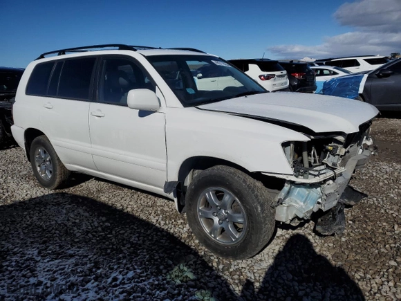 2005 Toyota Highlander with VIN JTEEP21A950115364, listed as a Copart auction lot 45511635 with 0 mi miles and Salvage Title. Bid and sale history available at carsss.com. Image 4.