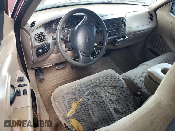 1999 Ford F-150 XL with VIN 1FTRX17L1XNB81874, listed as a Copart auction lot 59275675 with Not provided miles and Salvage title. Bid and sale history available at DreamBid. Image 8.