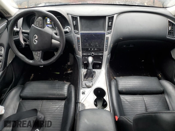 2017 Infiniti Q50 2.0t Premium with VIN JN1CV7AR6HM680529, listed as a Copart auction lot 86398934 with 101,765 mi miles and Salvage Title. Bid and sale history available at carsss.com. Image 8.