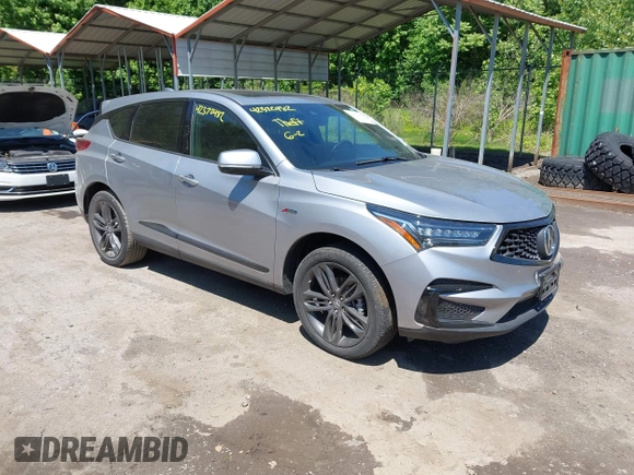 2021 Acura RDX w/A-Spec Package с VIN 5J8TC2H67ML015836, выставлен на аукционе IAAI как лот 42372482 с пробегом 39 223 миль миль и . История ставок и продаж доступна на DreamBid. Изображение 1.