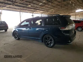 2011 Toyota Sienna SE with VIN 5TDXK3DC3BS120292, listed as a Copart auction lot 50656245 with 187,840 mi miles and Salvage Title. Bid and sale history available at carsss.com. Image 2.
