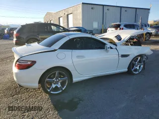 2013 Mercedes-Benz SLK-Class SLK 350 with VIN WDDPK5HA1DF055827, listed as a Copart auction lot 79471224 with 44,959 mi miles and Salvage Title. Bid and sale history available at carsss.com. Image 3.
