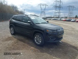 2022 Jeep Cherokee Latitude Lux z VIN 1C4PJMMXXND518675, wystawiony jako IAAI lot #41875120 z przebiegiem 19 503 mil mil oraz . Historia ofert i sprzedaży dostępna na DreamBid. Obrazek 1.