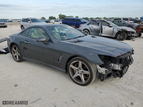 2014 Mercedes-Benz SL-Class SL 550 with VIN WDDJK7DA5EF022855, listed as a Copart auction lot 49136375 with 48,022 mi miles and Salvage Title. Bid and sale history available at carsss.com. Image 4.