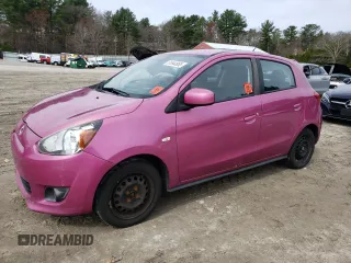2015 Mitsubishi Mirage DE with VIN ML32A3HJ9FH009006, listed as a Copart auction lot 64279435 with 164,461 mi miles and Non repairable. Bid and sale history available at DreamBid. Image 1.