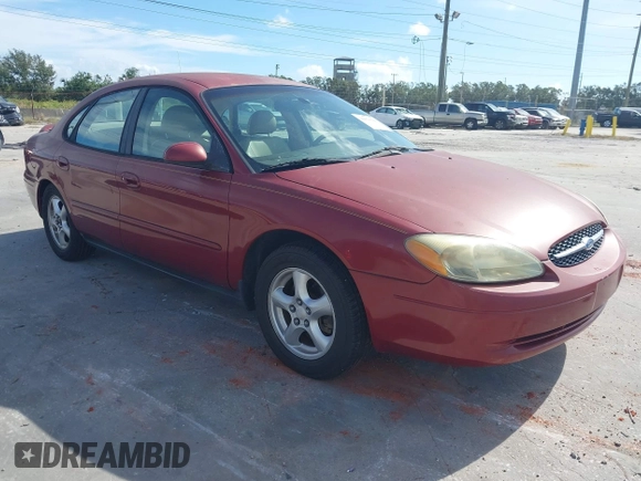 2002 Ford Taurus SES Standard with VIN 1FAFP55S42A135871, listed as a IAAI auction lot 40822596 with 185,605 mi miles. Bid and sale history available at carsss.com. Image 1.