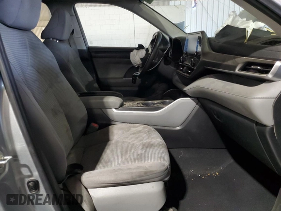 2020 Toyota Highlander L z VIN 5TDCZRAH9LS017585, wystawiony jako Copart lot #46586135 z przebiegiem Nie podano mil oraz Czysty tytuł • Clean title. Historia ofert i sprzedaży dostępna na DreamBid. Obrazek 7.