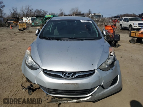 2013 Hyundai Elantra Limited with VIN 5NPDH4AE7DH195812, listed as a Copart auction lot 48744385 with 120,567 mi miles and Salvage Title. Bid and sale history available at DreamBid. Image 5.