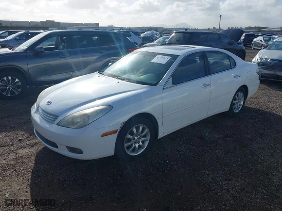 2003 Lexus ES 300 with VIN JTHBF30G730105353, listed as a IAAI auction lot 41798873 with 132,341 mi miles. Bid and sale history available at carsss.com. Image 2.