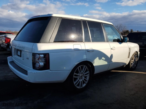 2012 Land Rover Range Rover HSE with VIN SALME1D45CA384306, listed as a Copart auction lot 42563675 with 103,567 mi miles and Salvage Title. Bid and sale history available at carsss.com. Image 3.