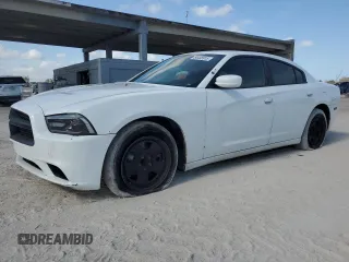 2014 Dodge Charger Police with VIN 2C3CDXAT1EH349761, listed as a Copart auction lot 54448915 with 149,866 mi miles and Clean Title. Bid and sale history available at carsss.com. Image 1.