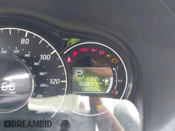 2015 Nissan Note S with VIN 3N1CE2CP5FL399036, listed as a IAAI auction lot 42349765 with 160,837 mi miles and . Bid and sale history available at DreamBid. Image 15.