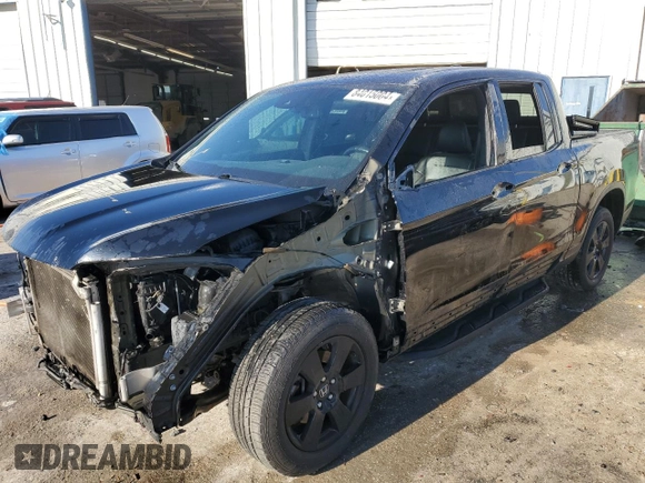 2019 Honda Ridgeline Black Edition with VIN 5FPYK3F82KB035968, listed as a Copart auction lot 84015004 with 123,427 mi miles and Salvage title. Bid and sale history available at DreamBid. Image 1.