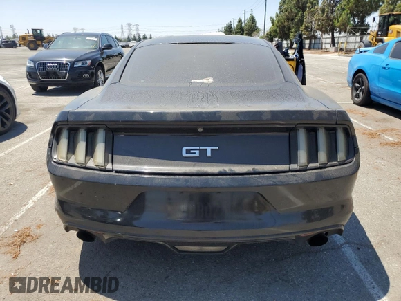 2016 Ford Mustang GT with VIN 1FA6P8CF7G5268244, listed as a Copart auction lot 63644305 with 81,707 mi miles and Salvage title. Bid and sale history available at DreamBid. Image 6.