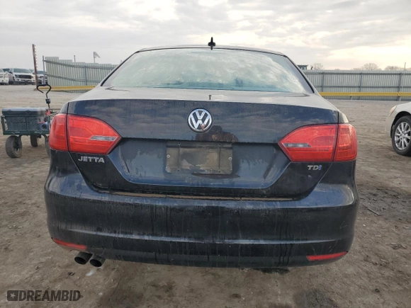 2013 Volkswagen Jetta Sedan TDI w/Premium with VIN 3VWLL7AJ4DM231729, listed as a Copart auction lot 86634744 with 154,387 mi miles and Salvage Title. Bid and sale history available at carsss.com. Image 6.