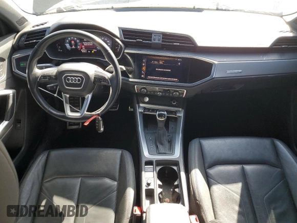 2020 Audi Q3 S line Premium Plus with VIN WA1EECF36L1040120, listed as a Copart auction lot 52399825 with 86,757 mi miles and Salvage title. Bid and sale history available at DreamBid. Image 8.