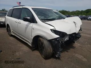 2020 Toyota Sienna XLE with VIN 5TDDZ3DCXLS251932, listed as a Copart auction lot 56340435 with Not provided miles and Salvage title. Bid and sale history available at DreamBid. Image 4.