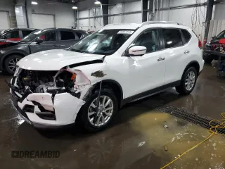 2017 Nissan Rogue SV with VIN KNMAT2MV8HP513965, listed as a Copart auction lot 58867815 with 62,630 mi miles and Salvage title. Bid and sale history available at DreamBid. Image 1.