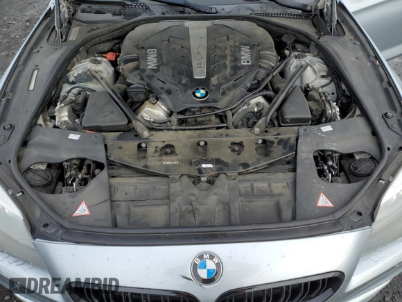 2013 BMW 6 Series 650i with VIN WBAYM9C59DDW20392, listed as a Copart auction lot 43467595 with 57,653 mi miles and Clean Title. Bid and sale history available at carsss.com. Image 11.