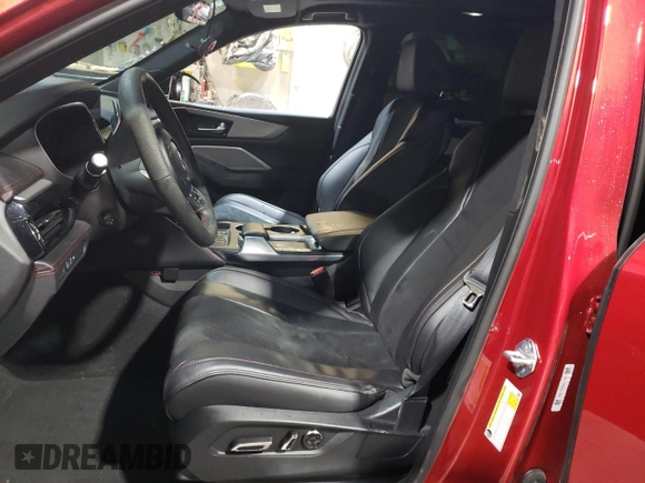 2023 Acura MDX w/A-Spec Package with VIN 5J8YE1H04PL040249, listed as a Copart auction lot 44344885 with Not Provided miles and Salvage Title. Bid and sale history available at DreamBid. Image 7.