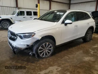 2025 Mercedes-Benz GLC 300 z VIN W1NKM4HB0SF282949, wystawiony jako Copart lot #56732965 z przebiegiem 9 971 mil mil oraz Szkoda całkowita • Salvage title. Historia ofert i sprzedaży dostępna na DreamBid. Obrazek 1.