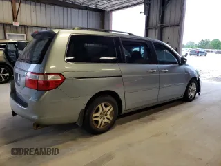 2007 Honda Odyssey EX with VIN 5FNRL38497B144794, listed as a Copart auction lot 55696584 with 0 mi miles and Salvage Title. Bid and sale history available at carsss.com. Image 3.