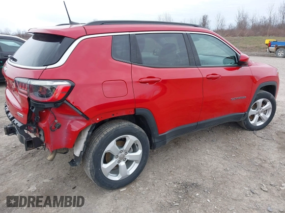 2021 Jeep Compass Latitude z VIN 3C4NJDBB4MT540632, wystawiony jako IAAI lot #41937767 z przebiegiem 15 613 mil mil oraz . Historia ofert i sprzedaży dostępna na DreamBid. Obrazek 4.