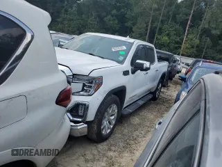 2022 GMC Sierra 1500 SLT z VIN 3GTU9DED6NG158615, wystawiony jako Copart lot #56938305 z przebiegiem 45 644 mil mil oraz Szkoda całkowita • Salvage title. Historia ofert i sprzedaży dostępna na DreamBid. Obrazek 1.