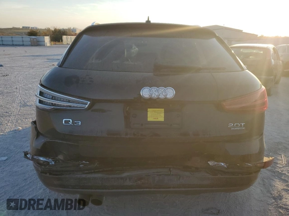 2016 Audi Q3 Premium Plus with VIN WA1EFCFS2GR012956, listed as a Copart auction lot 77747174 with 14,411 mi miles and Salvage Title. Bid and sale history available at carsss.com. Image 6.