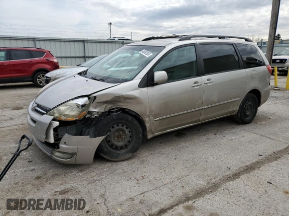 2004 Toyota Sienna XLE with VIN 5TDBA22C04S001029, listed as a Copart auction lot 48892065 with 149,968 mi miles and Salvage Title. Bid and sale history available at carsss.com. Image 1.