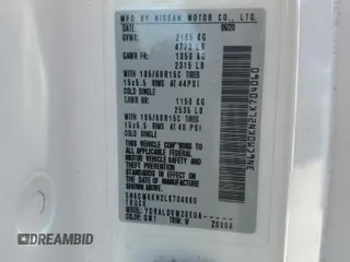 2020 Nissan NV200 SV z VIN 3N6CM0KN2LK704060, wystawiony jako Copart lot #48397785 z przebiegiem 64 235 mil mil oraz Szkody całkowita. Historia ofert i sprzedaży dostępna na DreamBid. Obrazek 13.